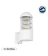 GLOBOSTAR® NEWI 01418 Μοντέρνο Φωτιστικό Τοίχου - Απλίκα με Ντουί 1 x E27 AC 220-240V IP20 - Λευκό - Μ11 x Π17 x Υ25cm